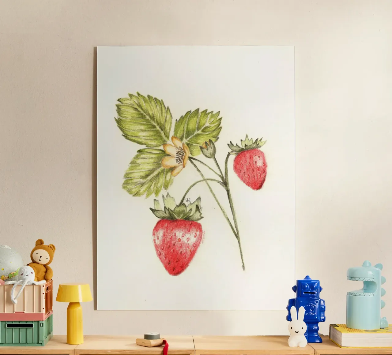 strawberry garden plexiglass da Nathys_illustration