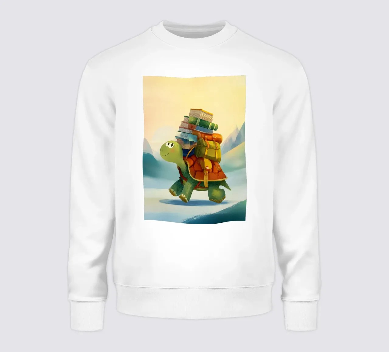 The Traveling Library Turtle felpa da Kiara