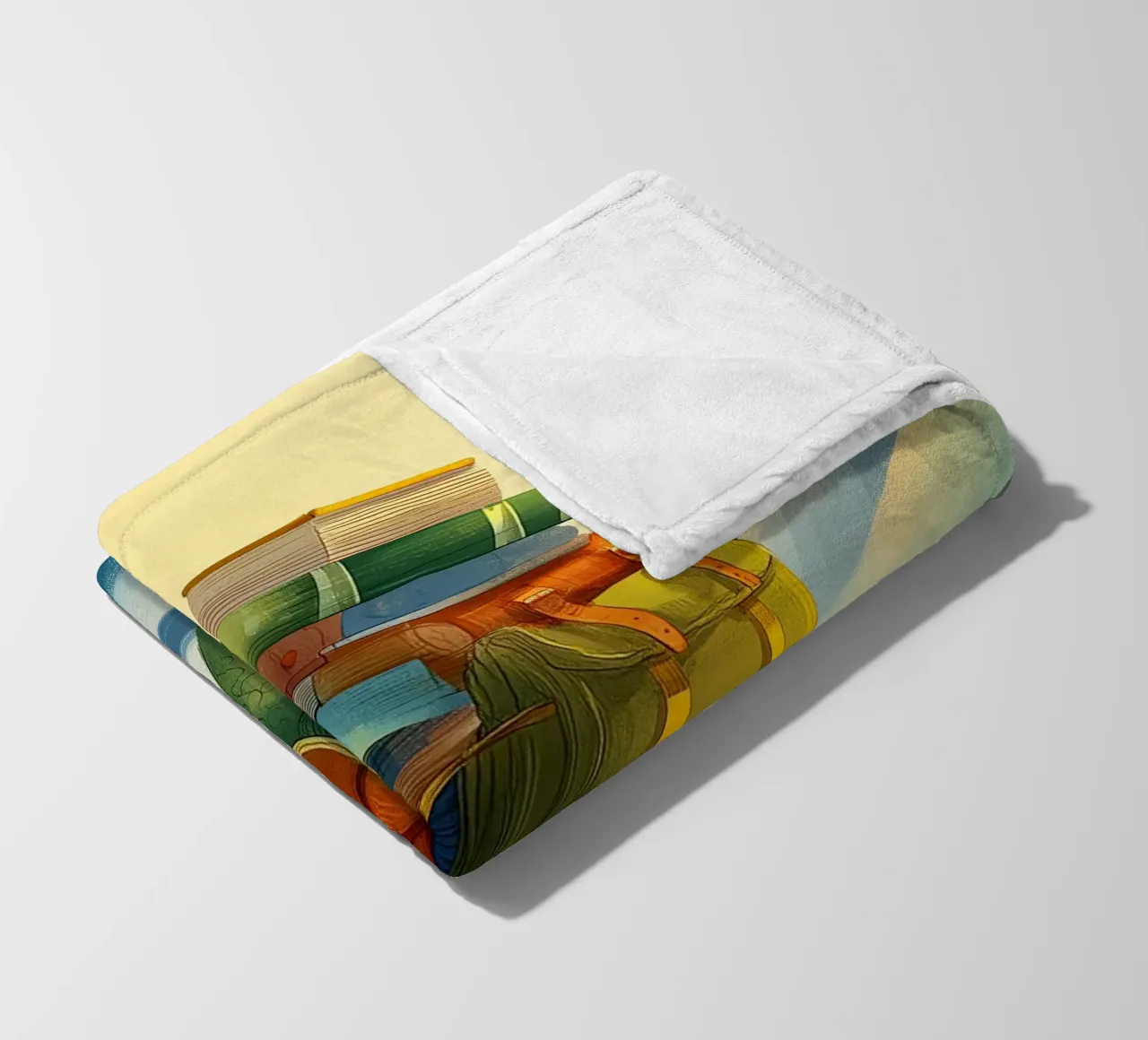 The Traveling Library Turtle coperta in pile da Kiara