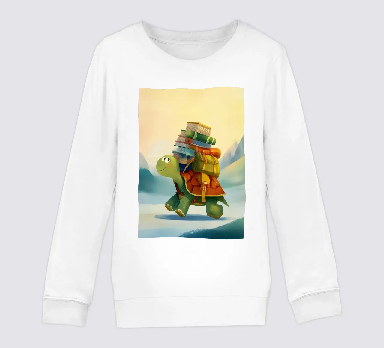 The Traveling Library Turtle felpa bambino da Kiara
