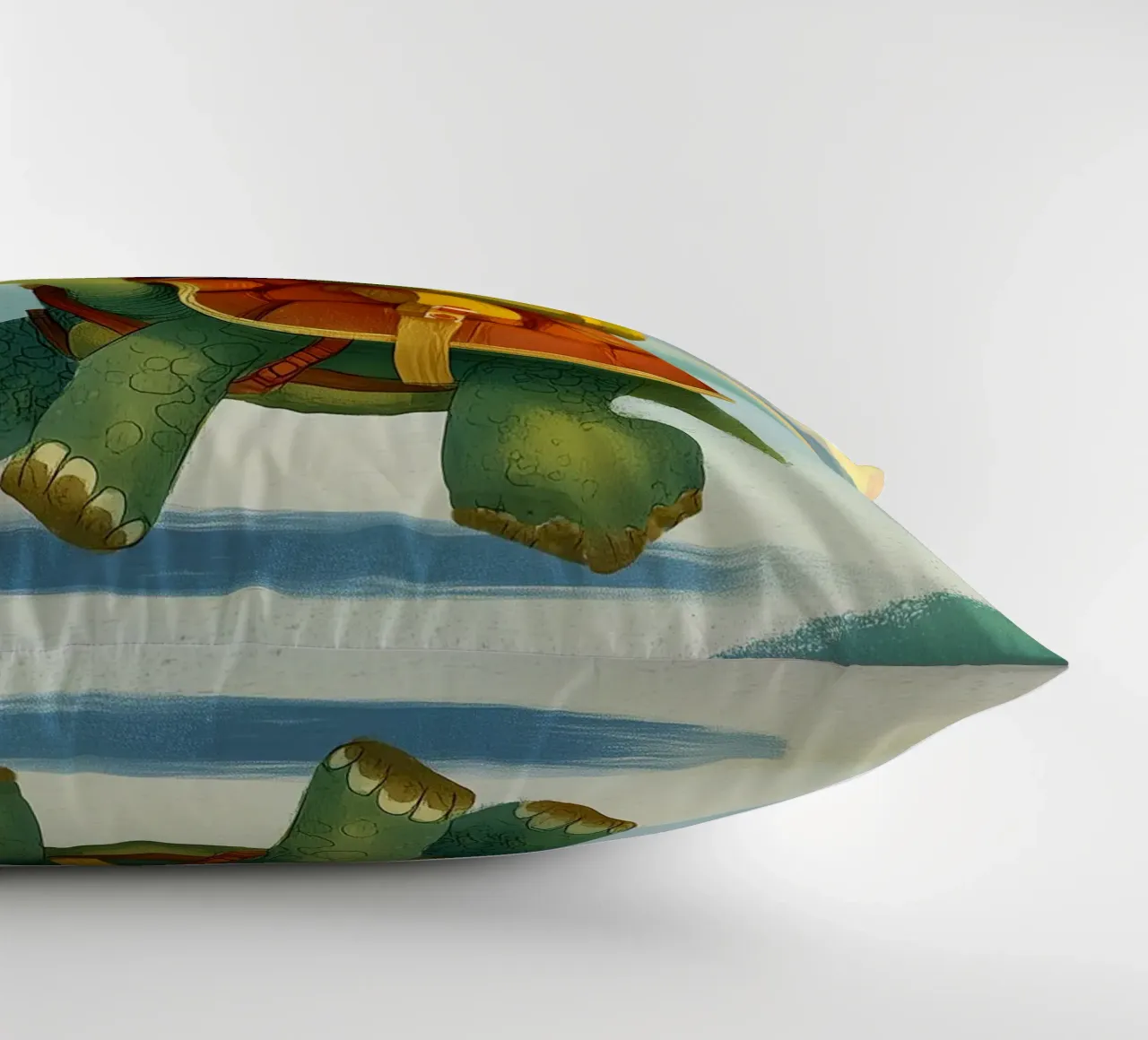 The Traveling Library Turtle cuscino da Kiara