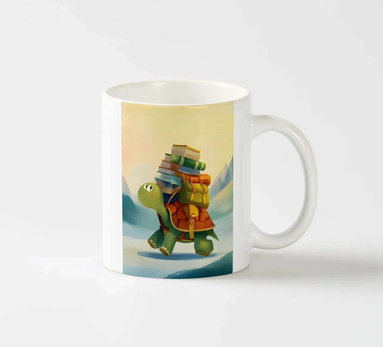 The Traveling Library Turtle tazza in ceramica da Kiara