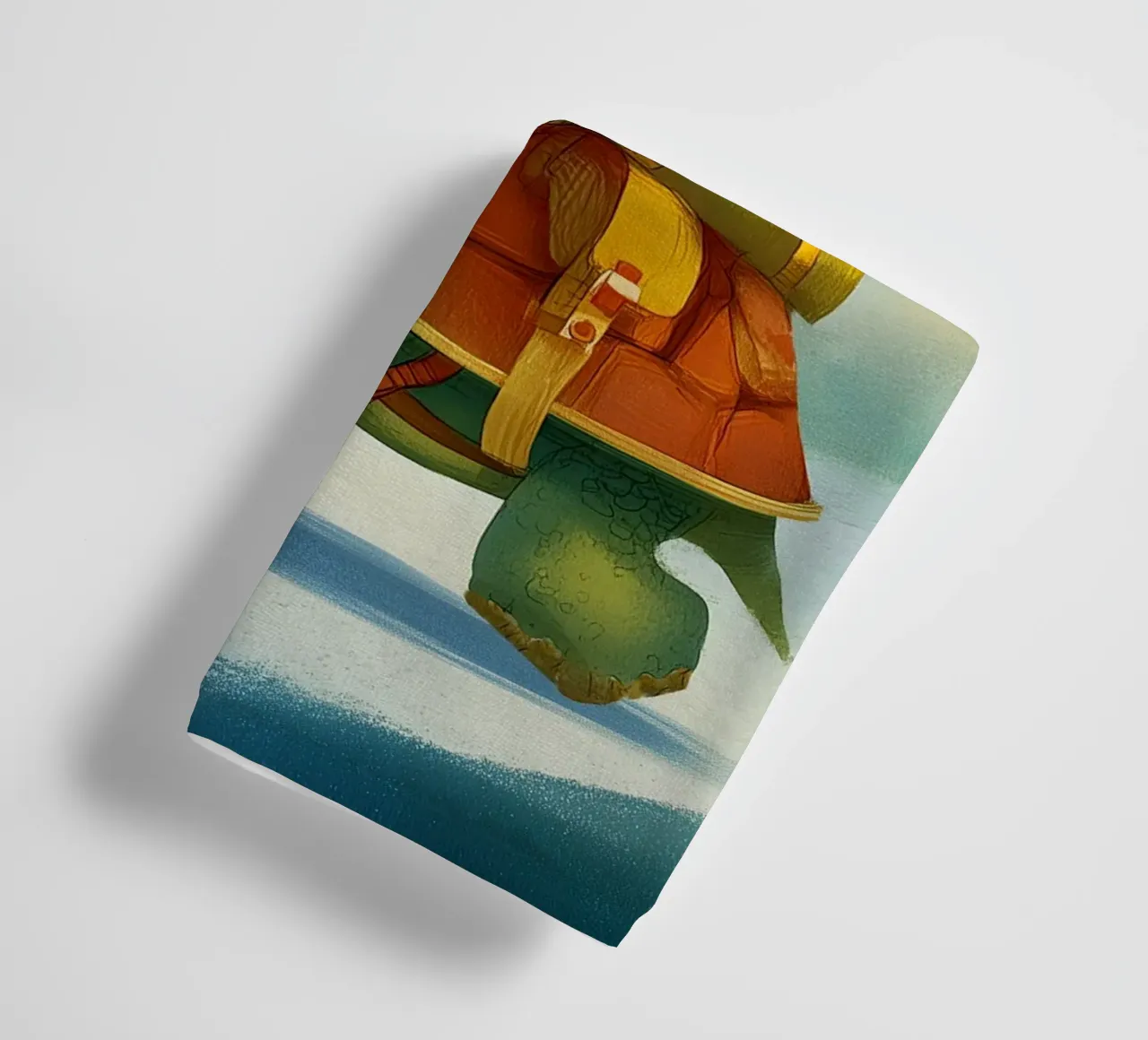 The Traveling Library Turtle asciugamano da bagno da Kiara