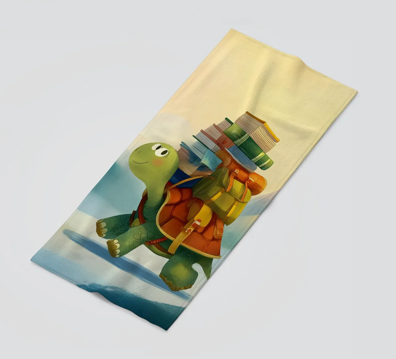 The Traveling Library Turtle telo mare da Kiara