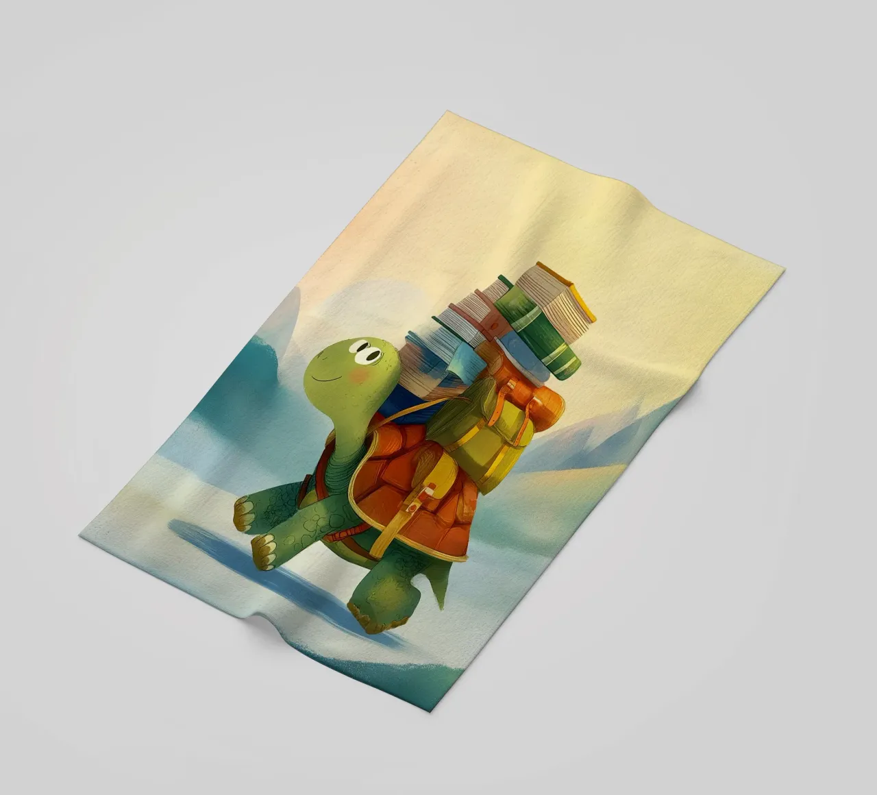 The Traveling Library Turtle telo mare da Kiara