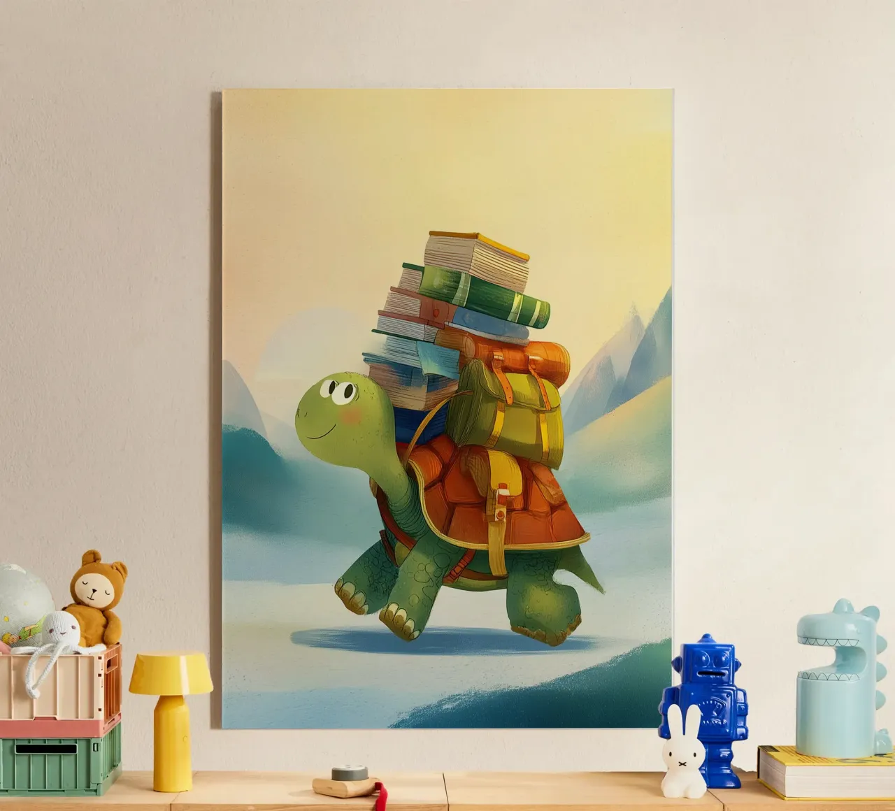 The Traveling Library Turtle plexiglass da Kiara