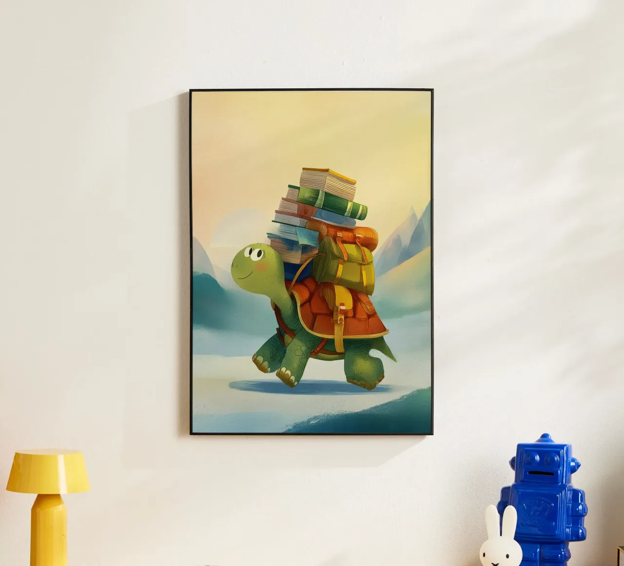 The Traveling Library Turtle alluminio dibond da Kiara