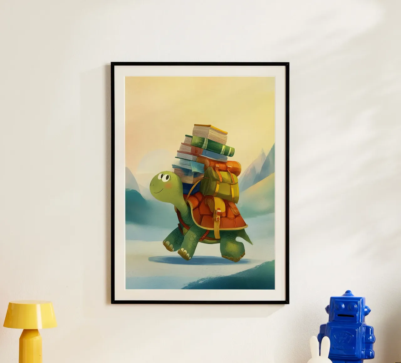 The Traveling Library Turtle poster da Kiara