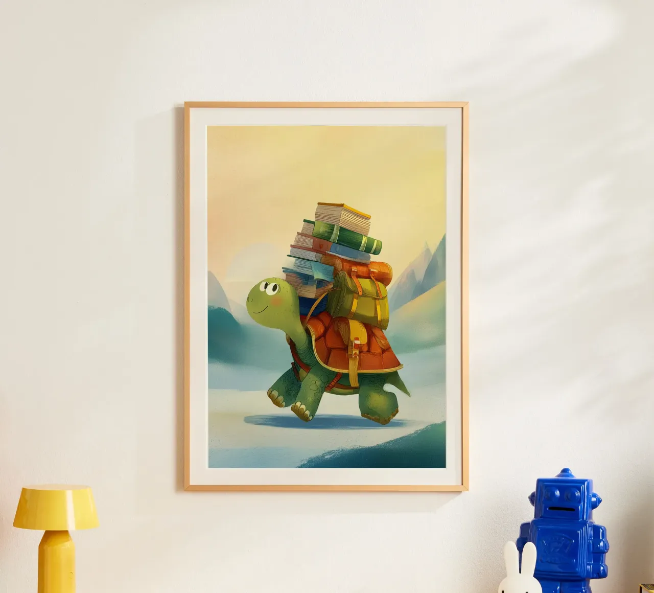 The Traveling Library Turtle poster da Kiara