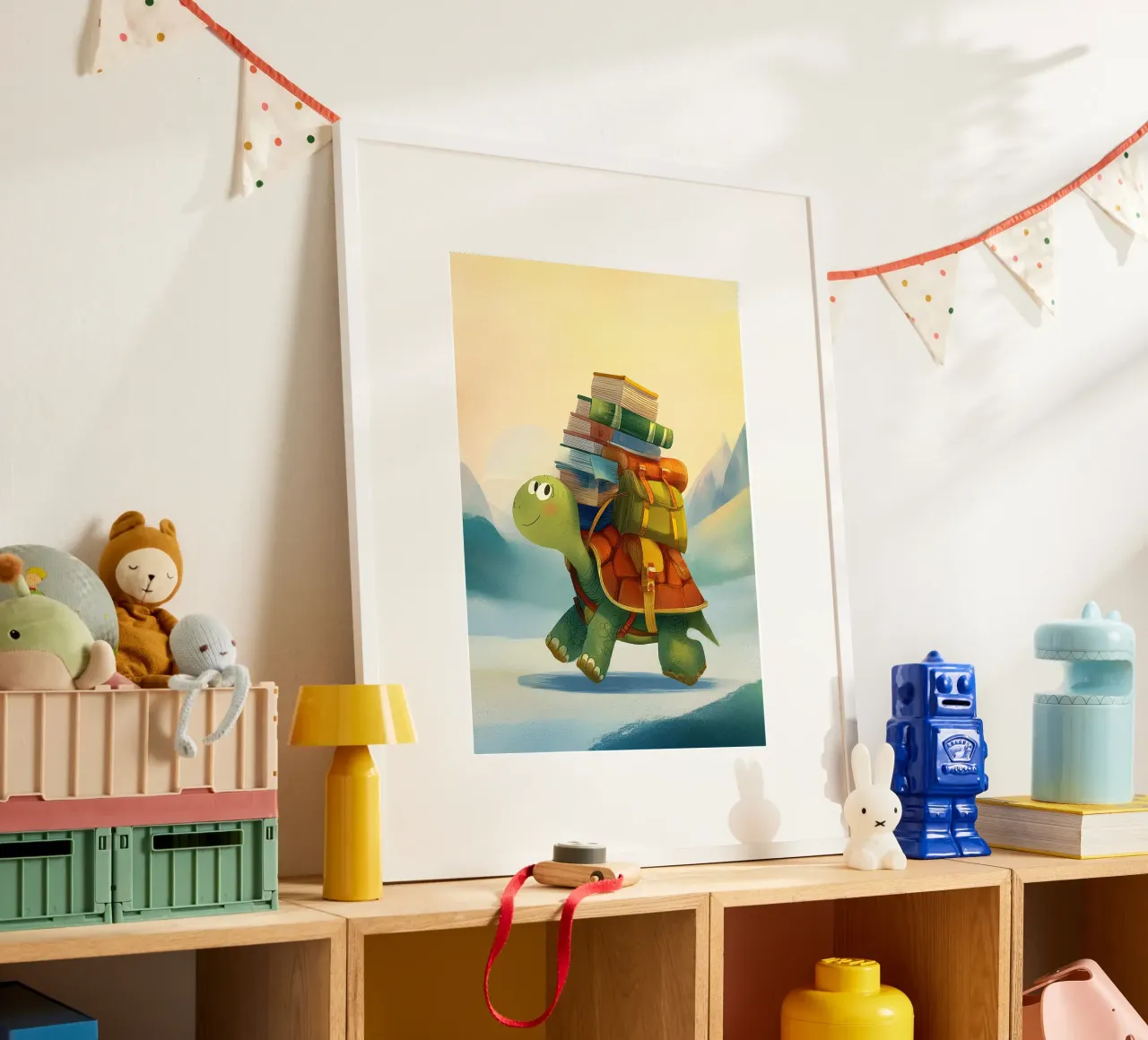 The Traveling Library Turtle poster da Kiara
