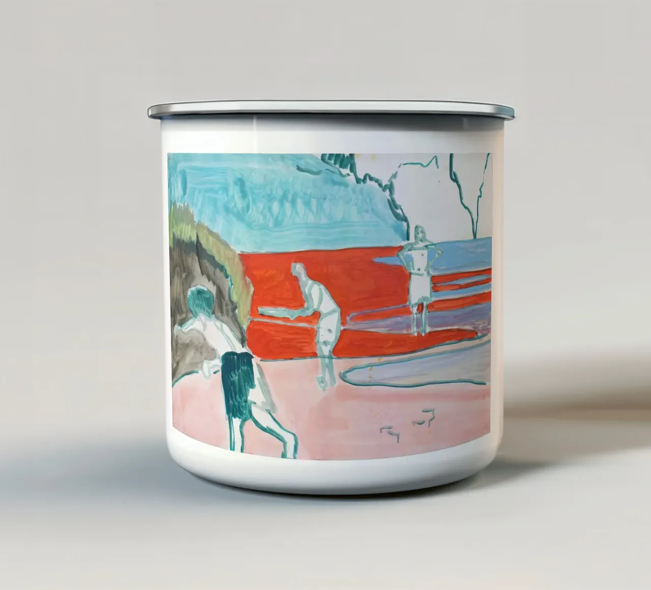 Peter Doig - Paragrand Cricket, 2010 tazza in smalto da Milfordpaint