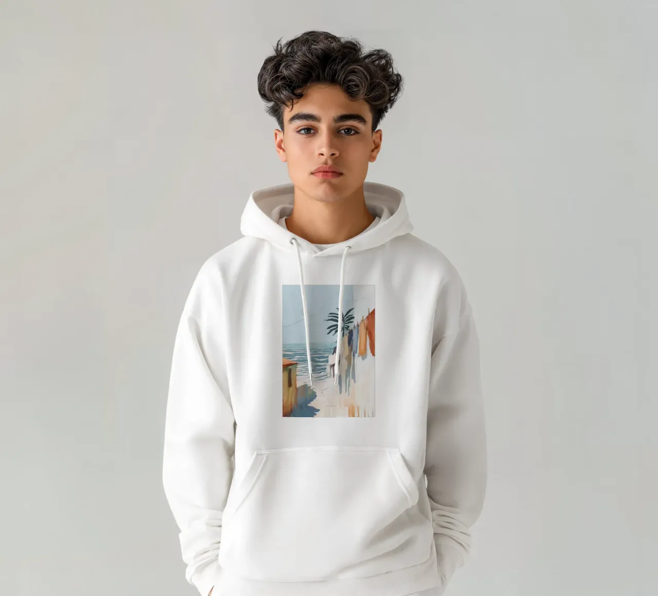 Dreams Hung to Dry felpa con cappuccio da Luca