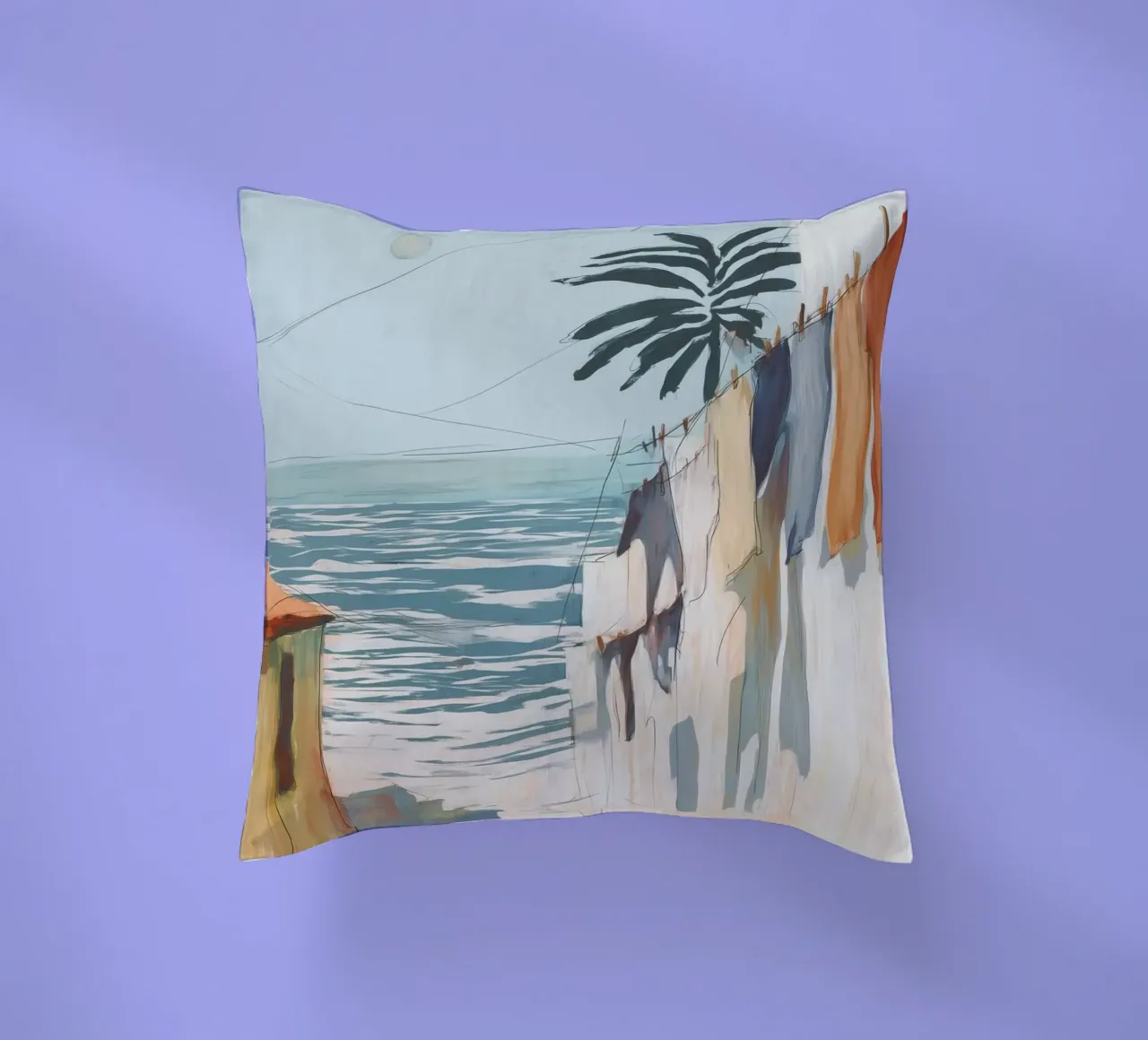Dreams Hung to Dry cuscino da Luca