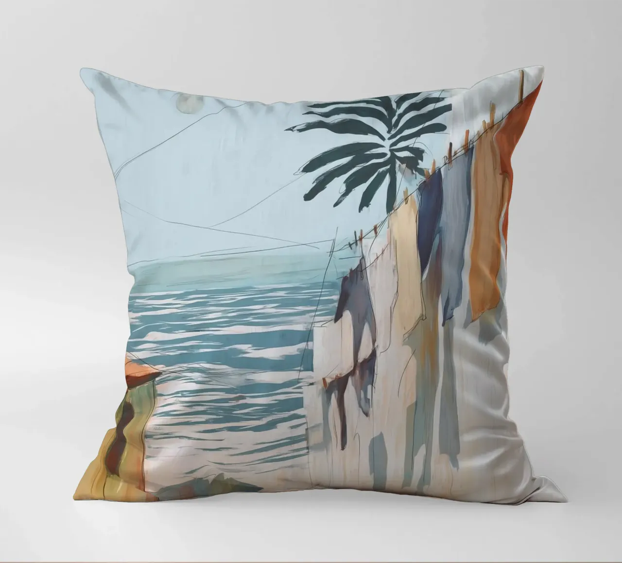 Dreams Hung to Dry cuscino da Luca