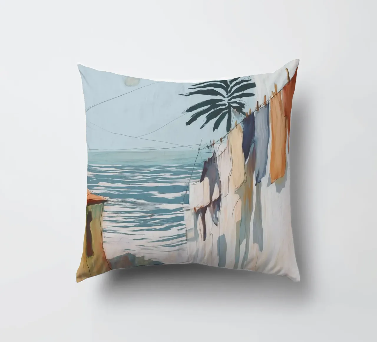 Dreams Hung to Dry cuscino da Luca