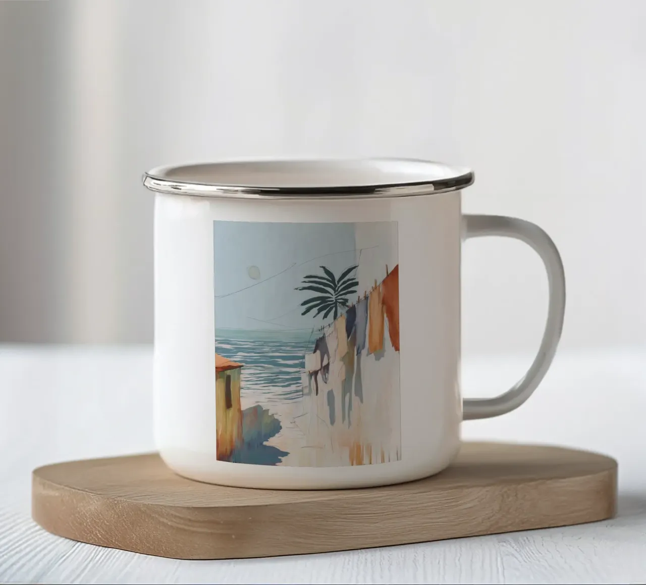 Dreams Hung to Dry tazza in smalto da Luca