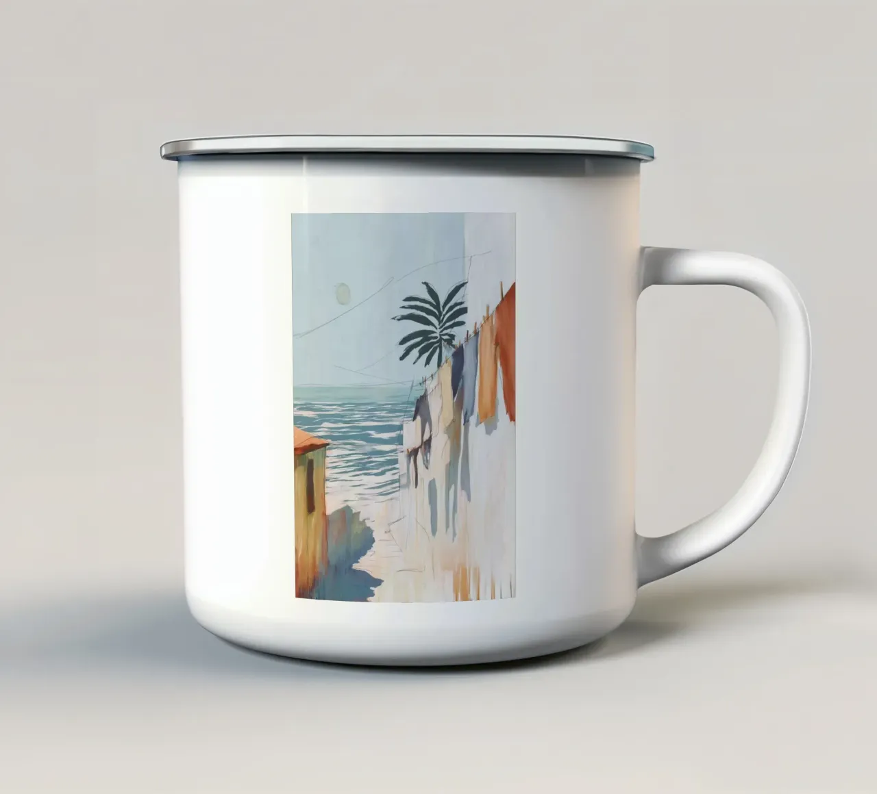 Dreams Hung to Dry tazza in smalto da Luca