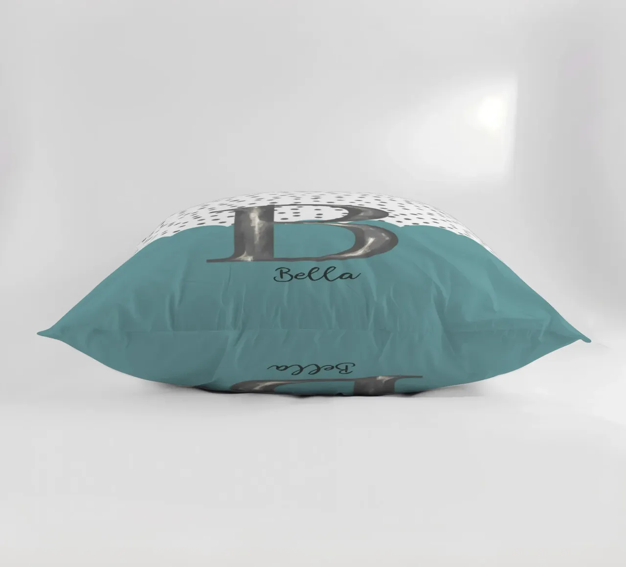 Make It Yours – Custom Name, Quote & Background Art decorative cushion by Doodle Dreams Art