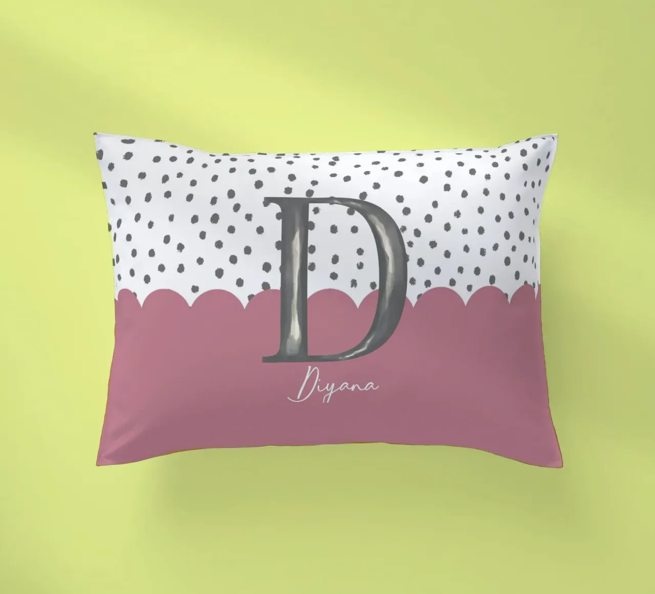 Make It Yours – Custom Name, Quote & Background Art decorative cushion by Doodle Dreams Art