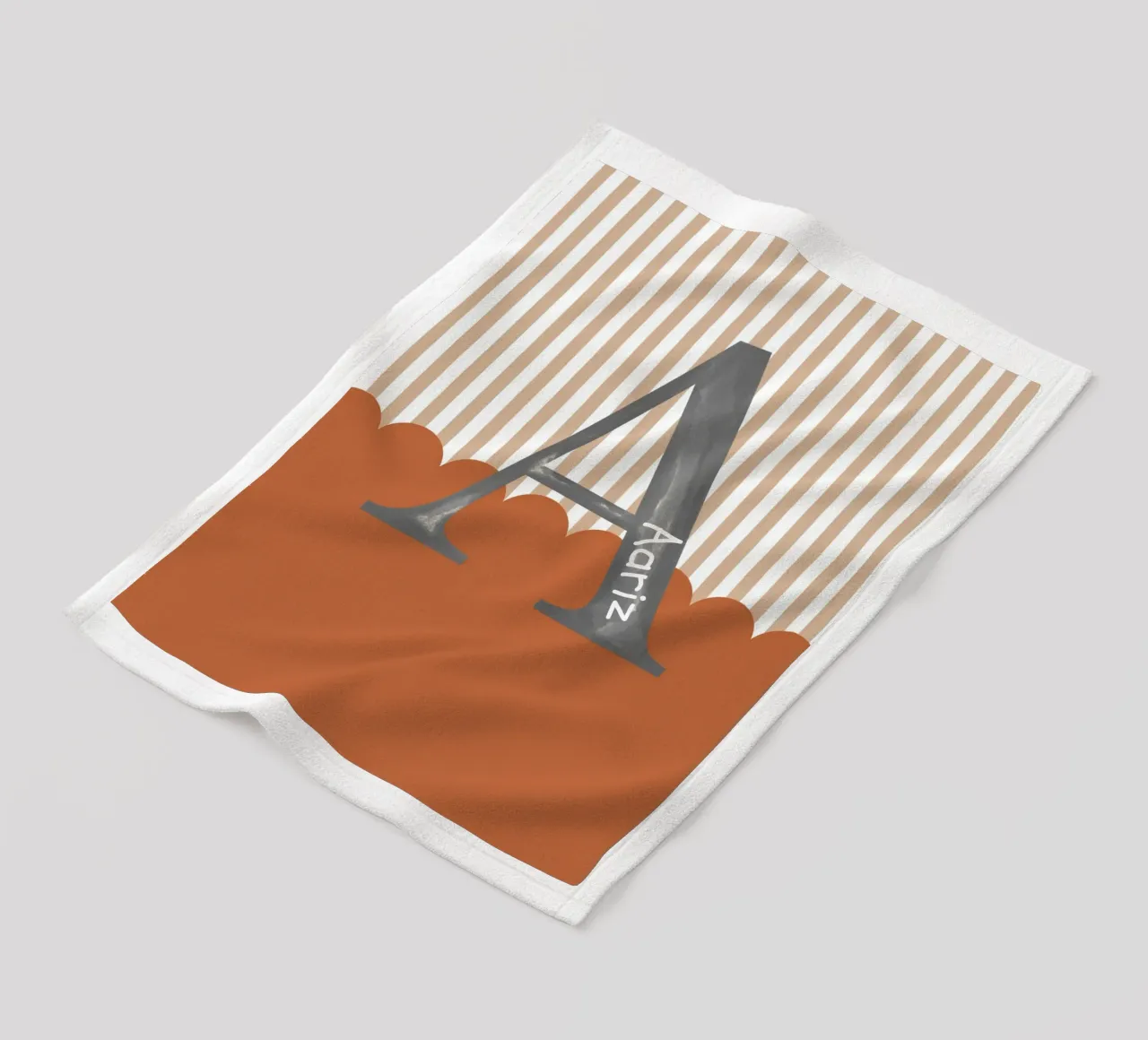 Make It Yours - Individueller Name, Zitat & Hintergrundkunst Fleecedecke von Doodle Dreams Art
