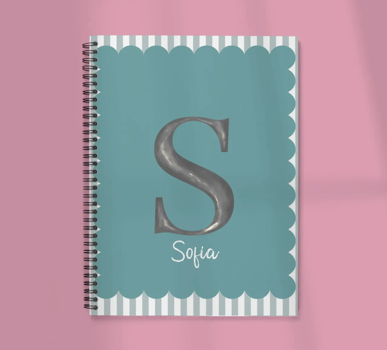 Make It Yours – Custom Name, Quote & Background Art spiral notebook by Doodle Dreams Art