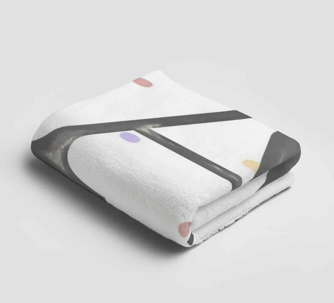 Make It Yours - Individueller Name, Zitat & Hintergrundkunst Handtuch von Doodle Dreams Art