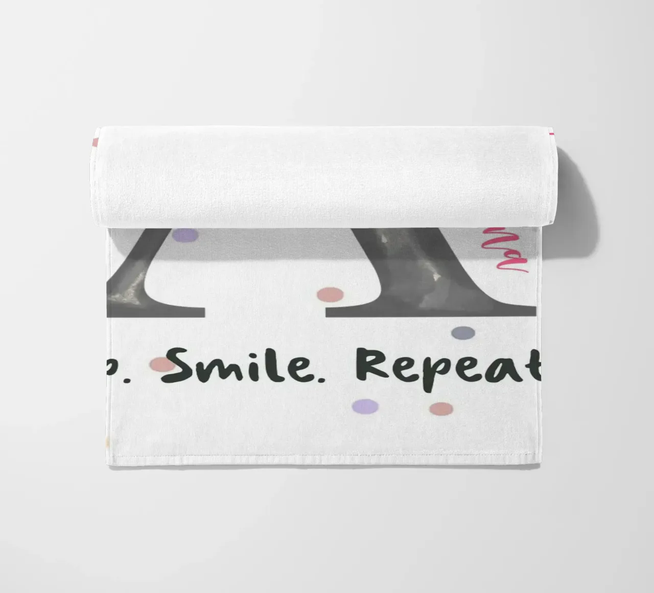 Make It Yours – Custom Name, Quote & Background Art beach towel by Doodle Dreams Art