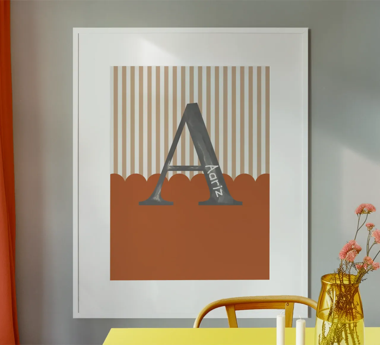 Make It Yours – Custom Name, Quote & Background Art hahnemühle by Doodle Dreams Art