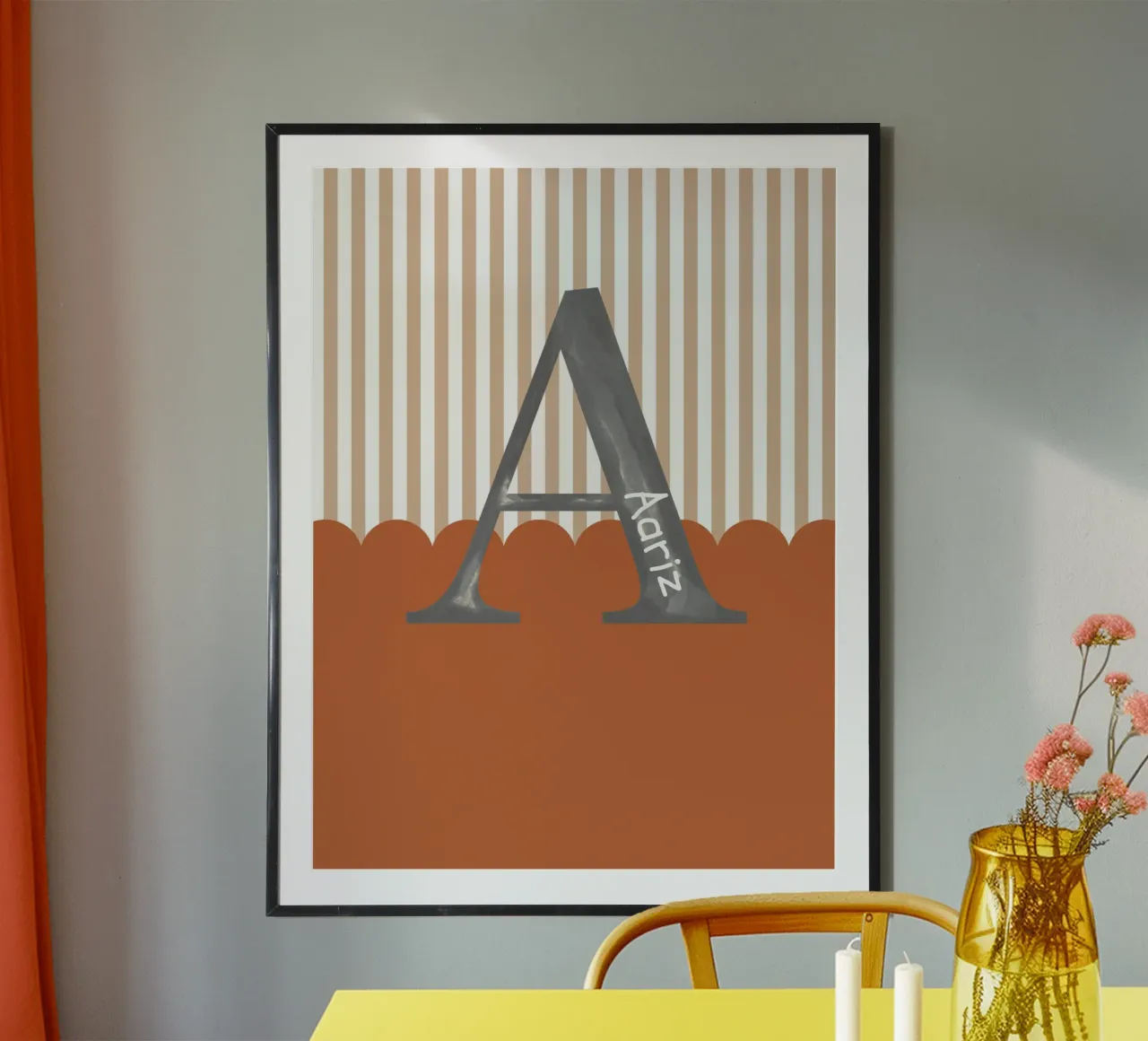 Make It Yours – Custom Name, Quote & Background Art hahnemühle by Doodle Dreams Art