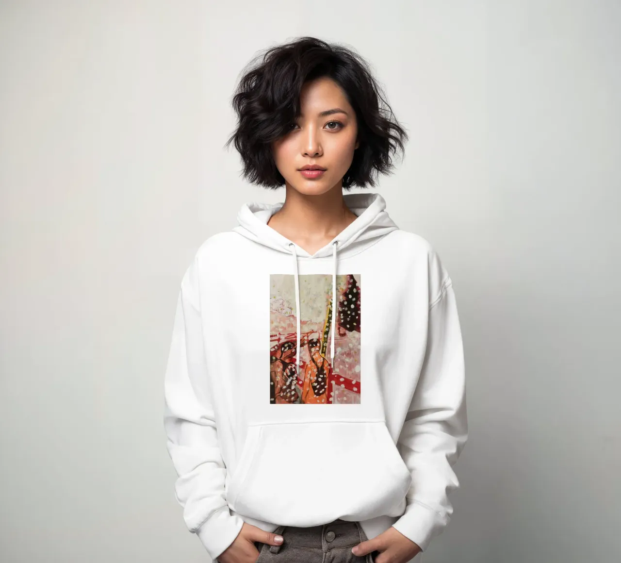 Peter Doig - Camino a Zermatt, 2022 sudadera con capucha de Milfordpaint