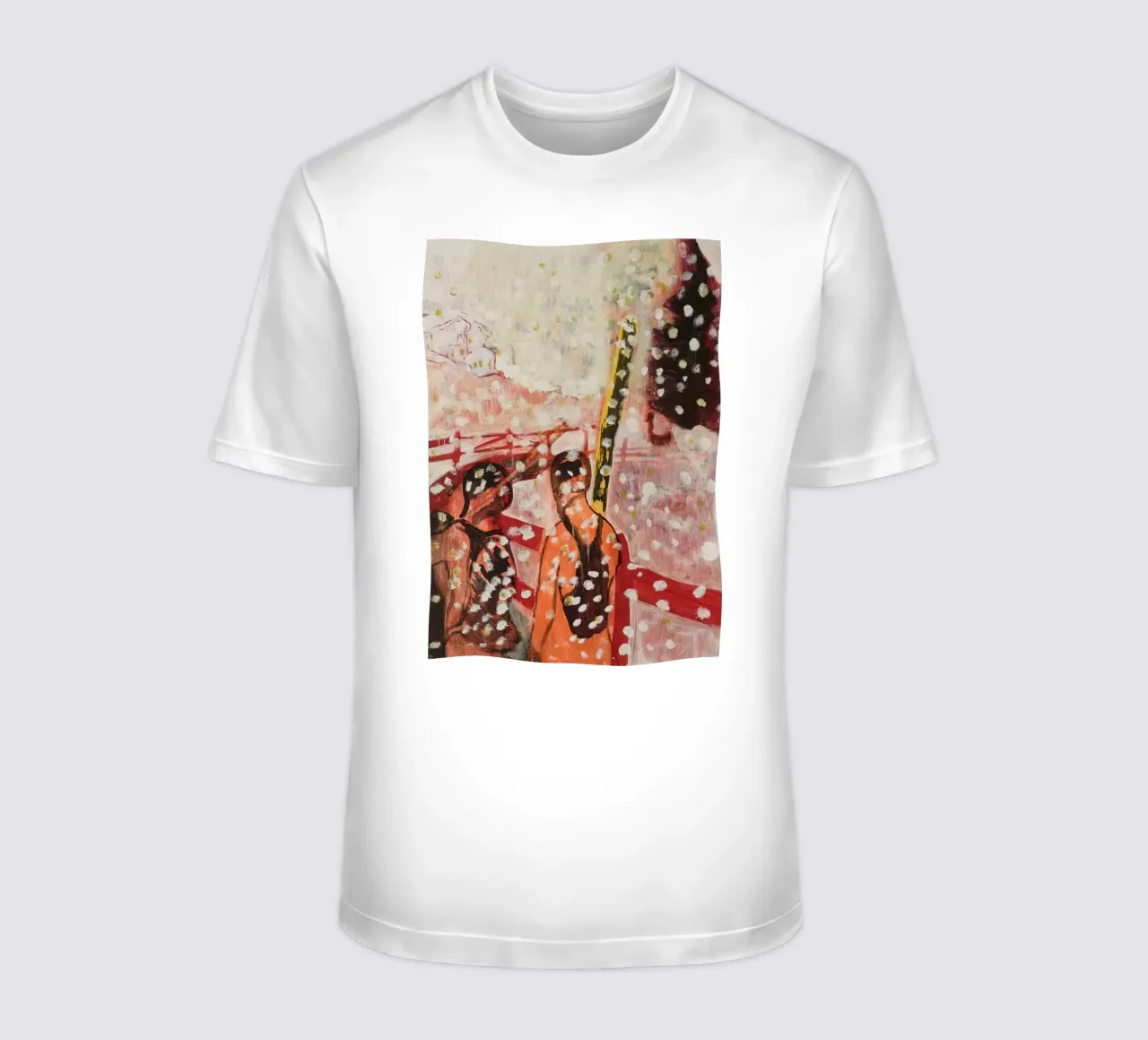 Peter Doig - Strada per Zermatt, 2022 t-shirt da Milfordpaint