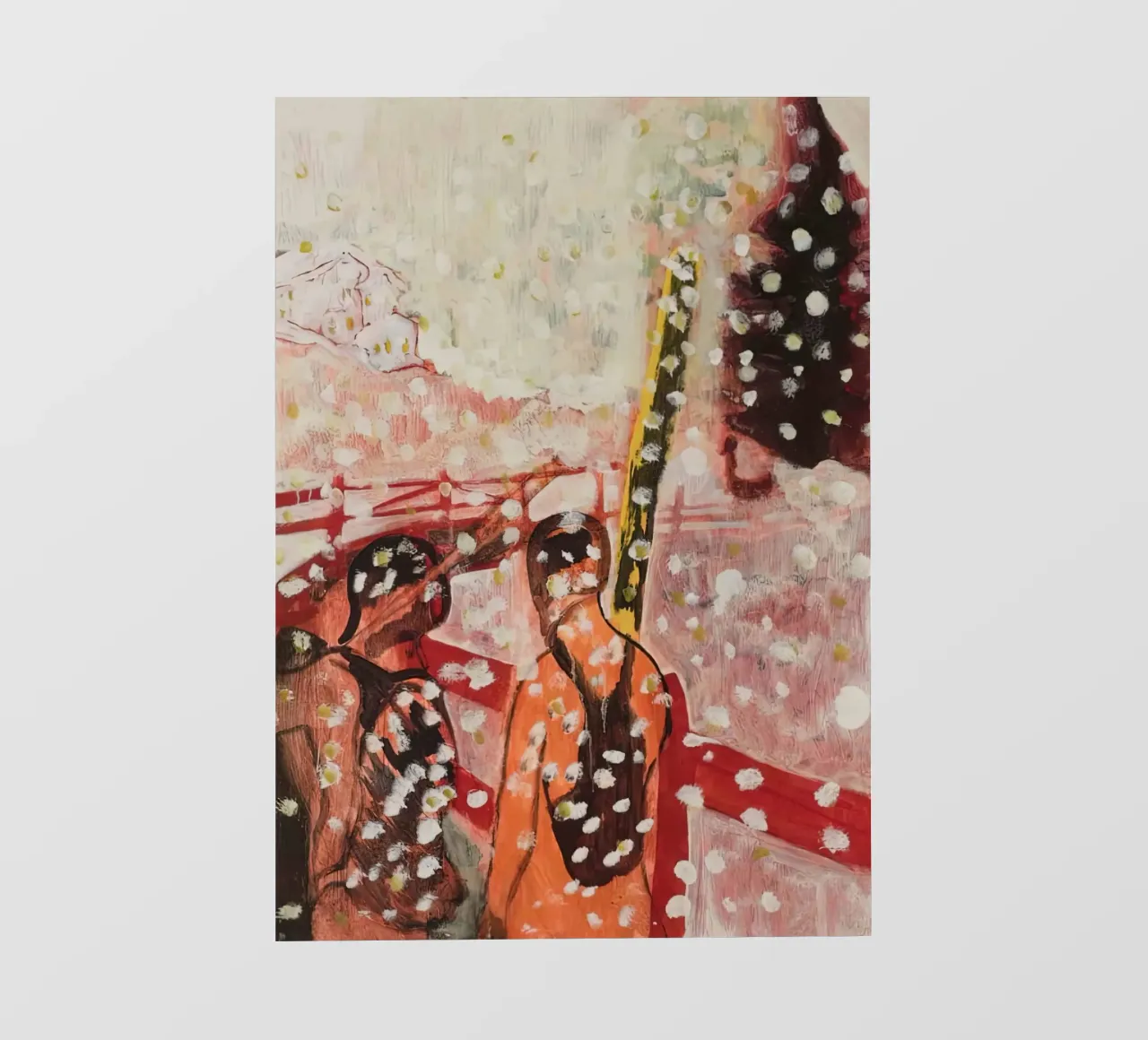 Peter Doig - Strada per Zermatt, 2022 pellicola backlit da Milfordpaint