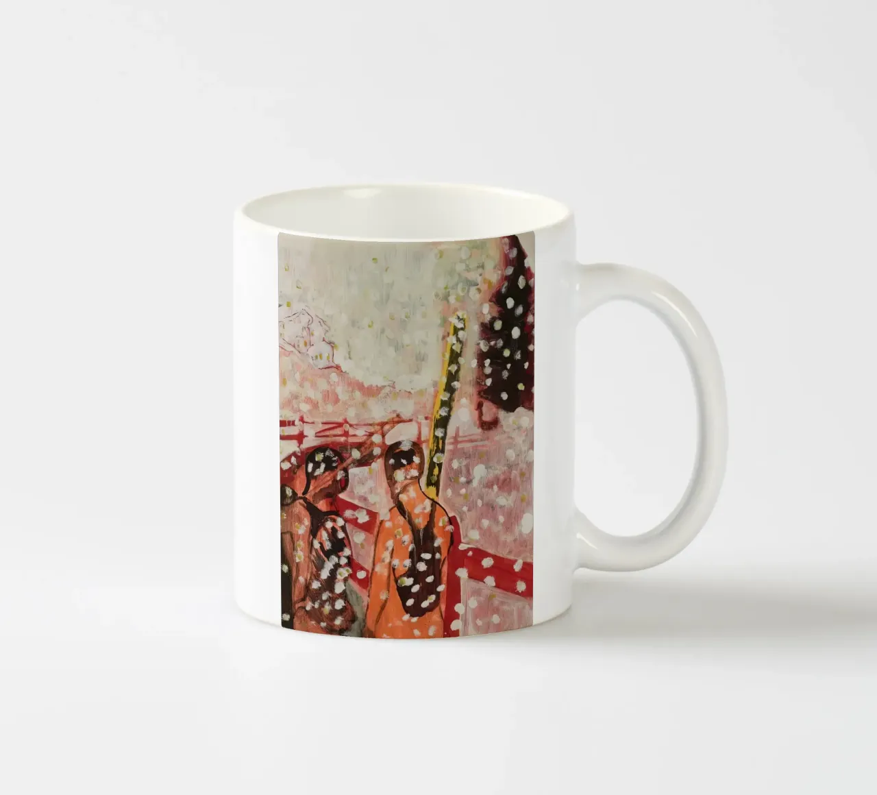 Peter Doig - Strada per Zermatt, 2022 tazza in ceramica da Milfordpaint