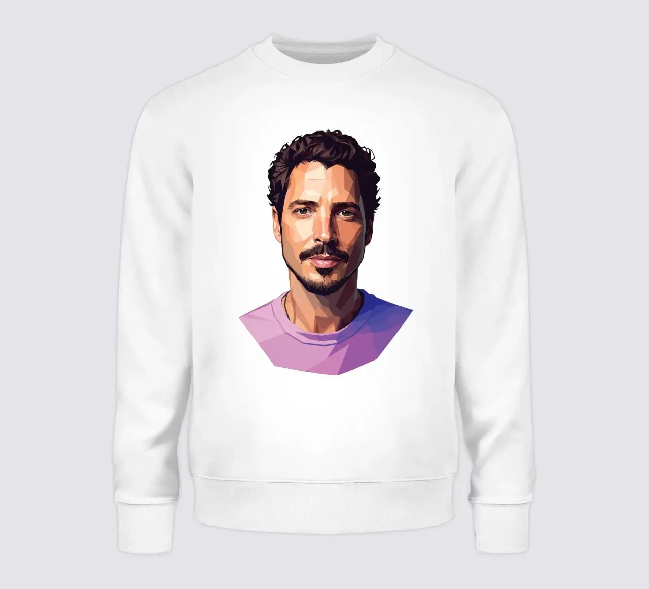 Chris Cornell Low poly felpa da Low Profile