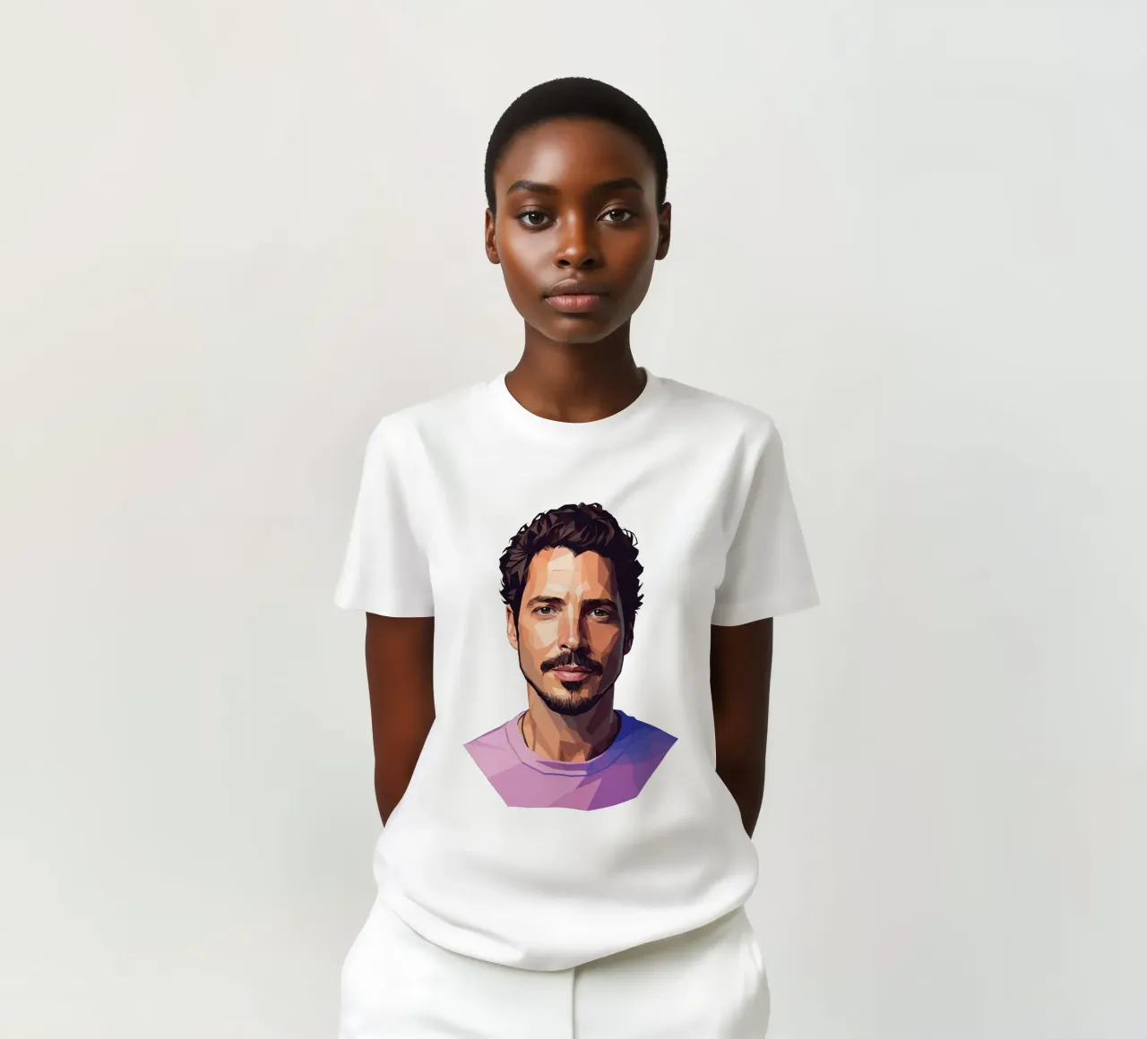 Chris Cornell Low poly t-shirt da Low Profile