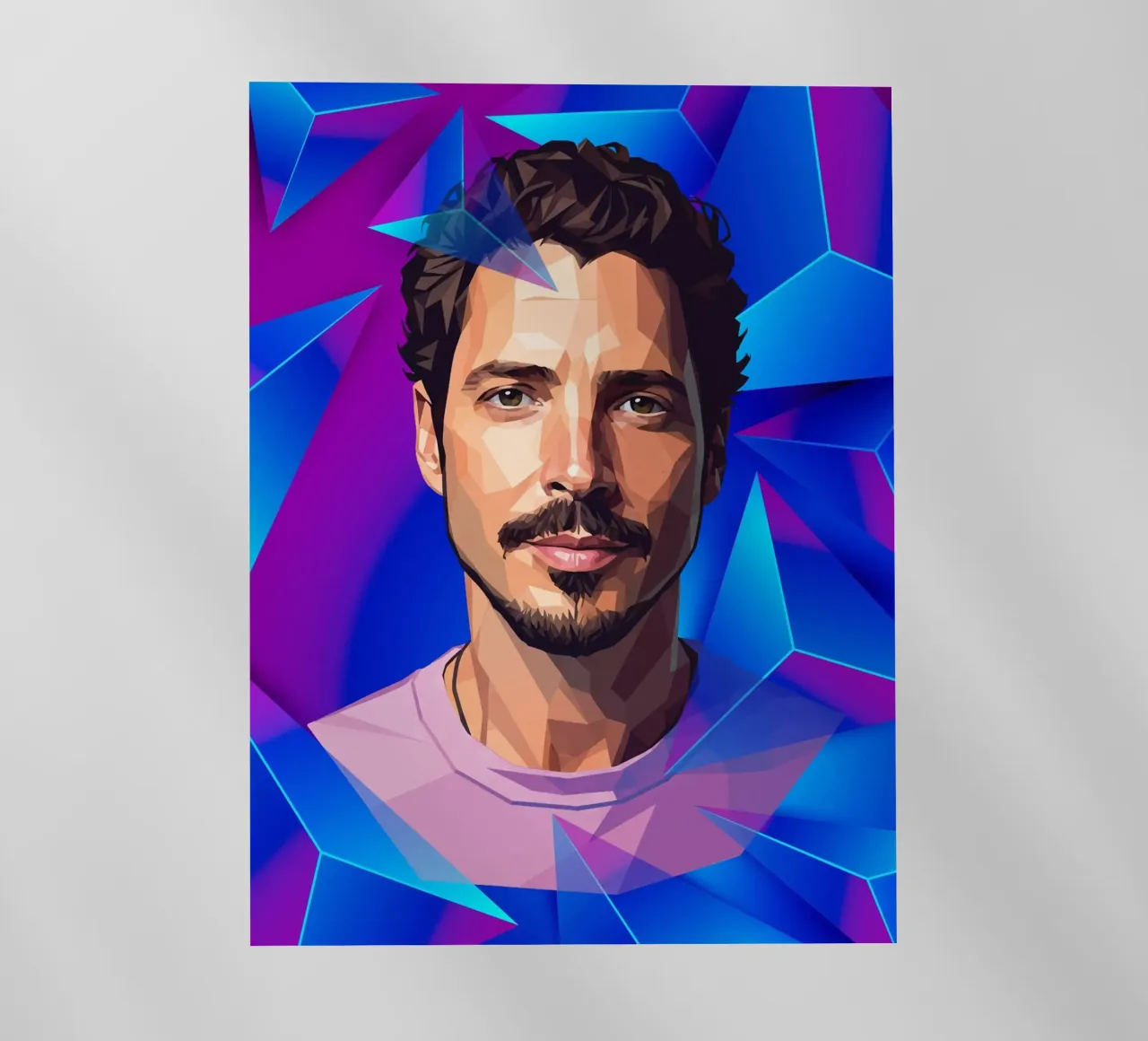 Chris Cornell Low poly pellicola backlit da Low Profile