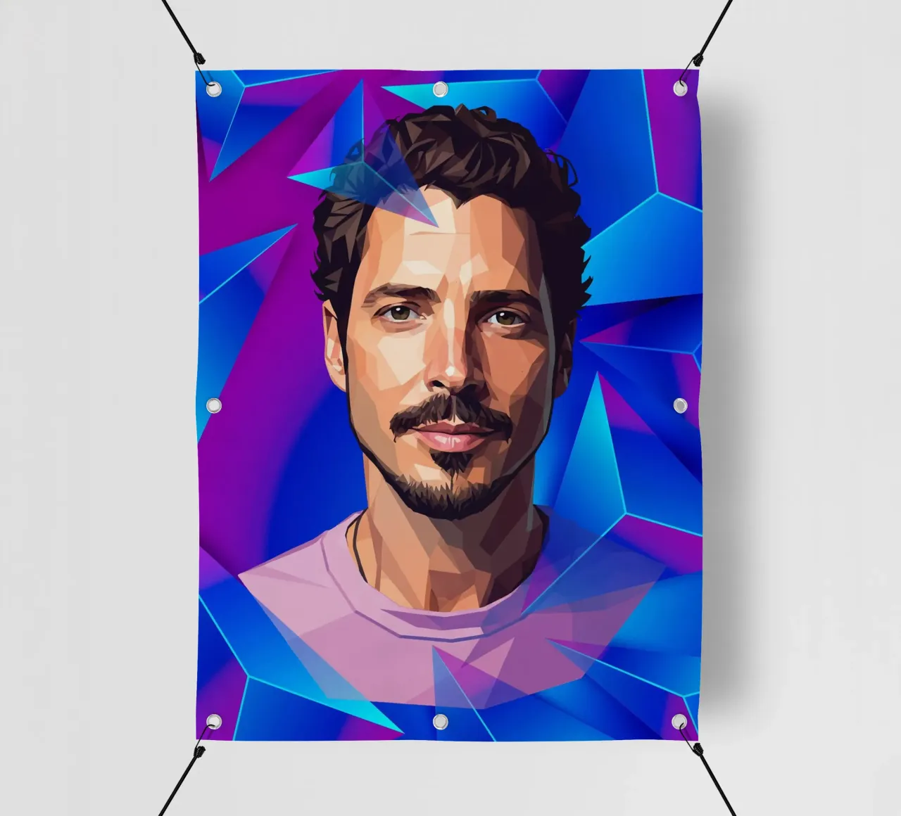Chris Cornell Low poly telo in pvc da Low Profile