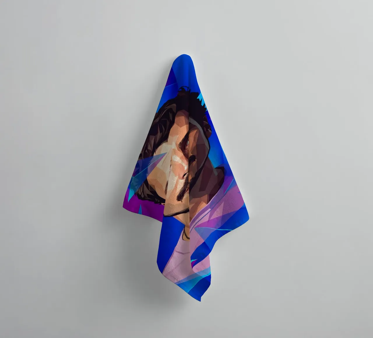 Chris Cornell Low poly asciugamano da bagno da Low Profile