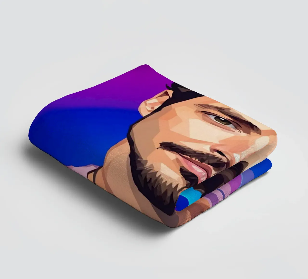 Chris Cornell Low poly asciugamano da bagno da Low Profile