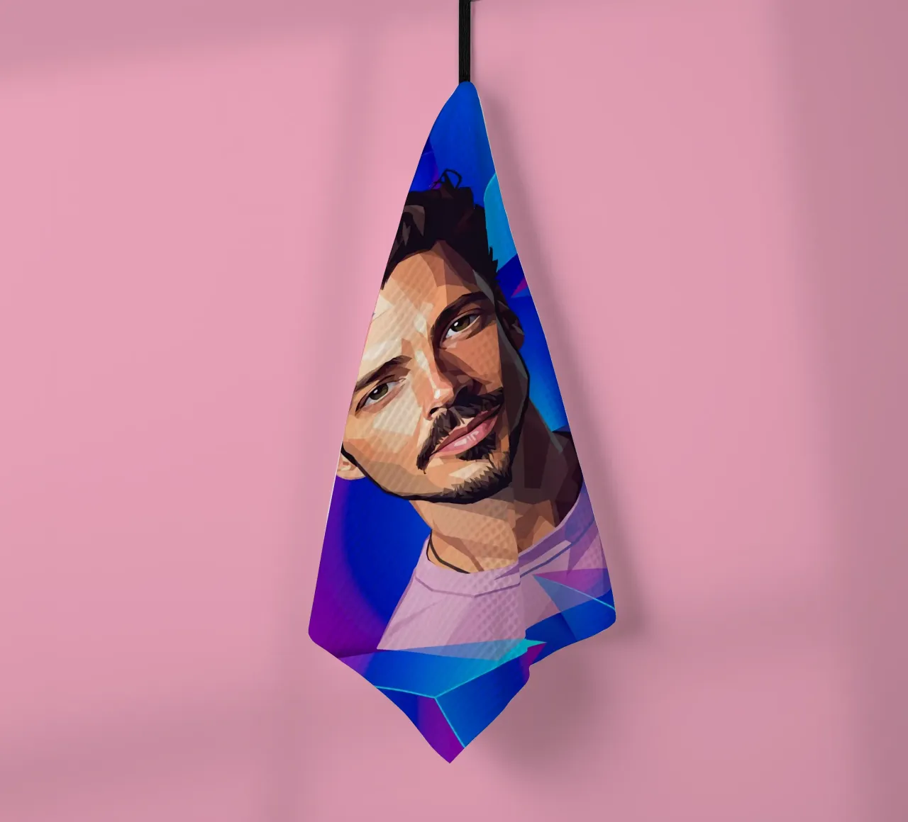Chris Cornell Low poly canovaccio da cucina da Low Profile