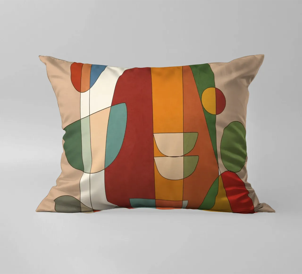 Modern Abstract Art 12 cuscino da cityart