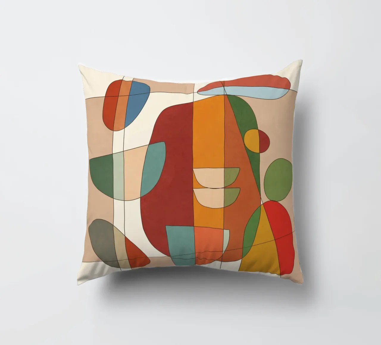 Modern Abstract Art 12 cuscino da cityart