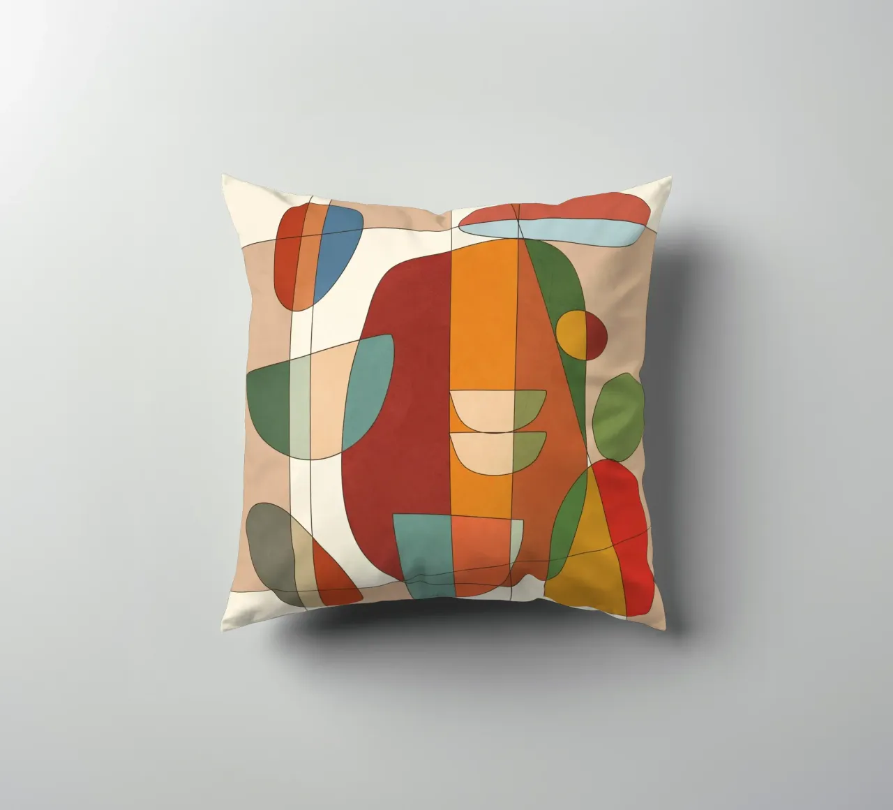 Modern Abstract Art 12 cuscino da cityart