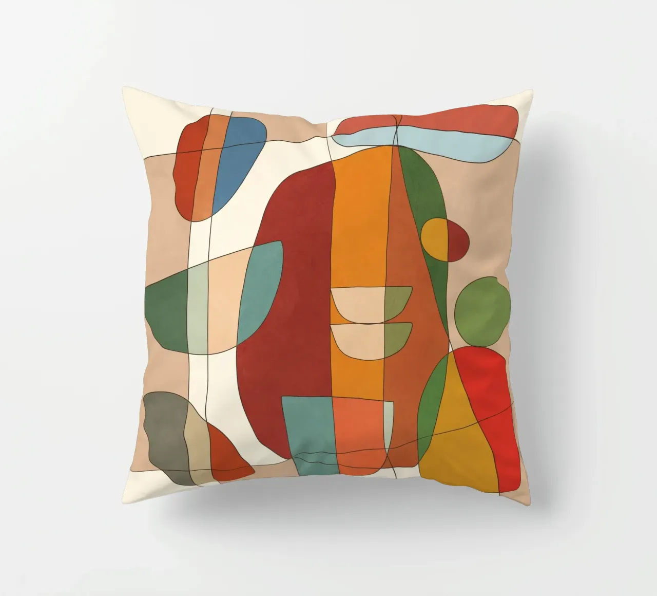 Modern Abstract Art 12 cuscino da cityart