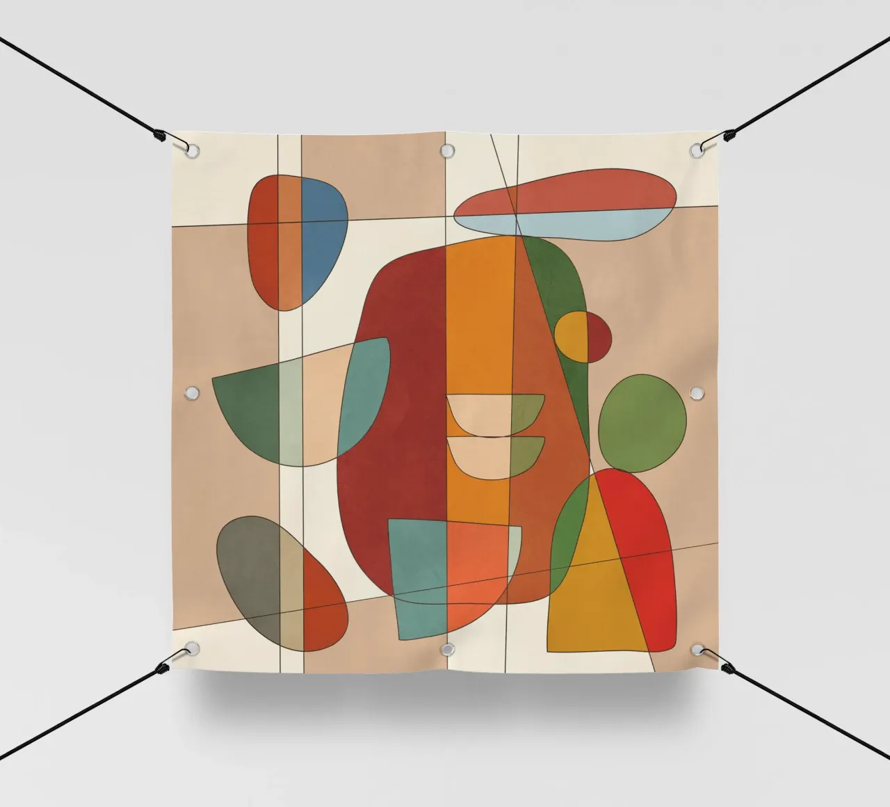 Modern Abstract Art 12 telo in pvc da cityart