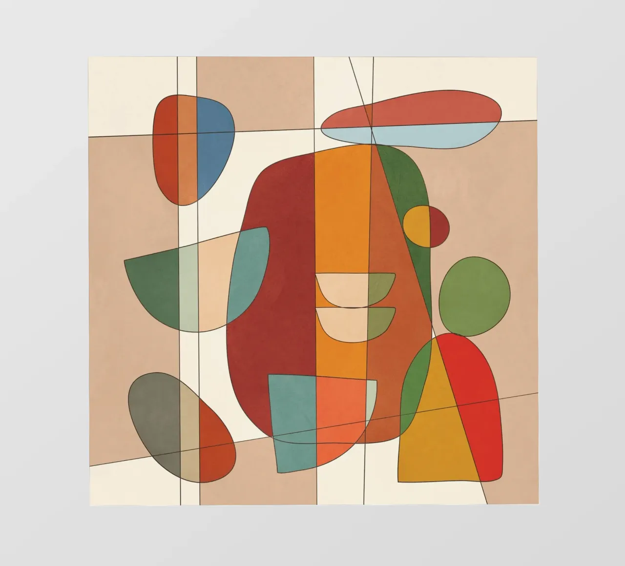 Modern Abstract Art 12 telo in pvc da cityart