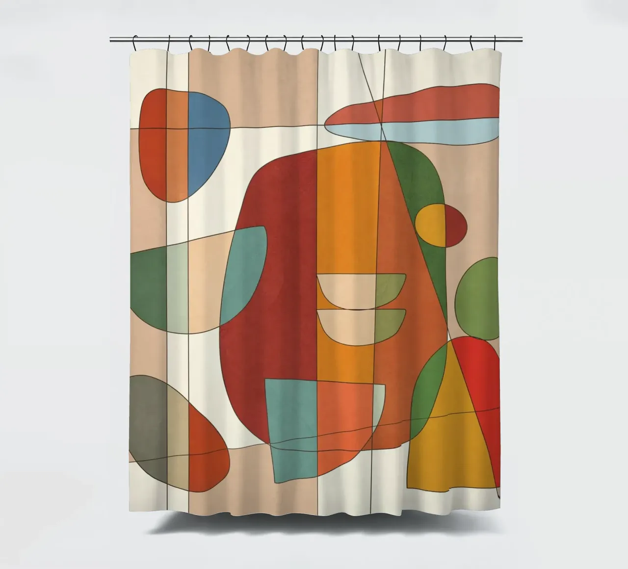 Modern Abstract Art 12 tenda da doccia da cityart