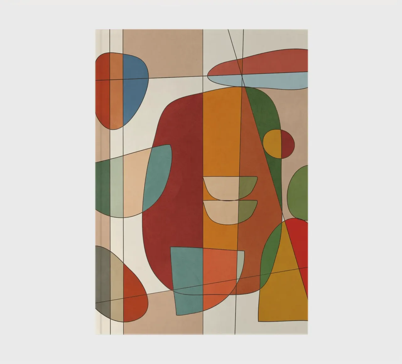 Modern Abstract Art 12 notebook by cityart