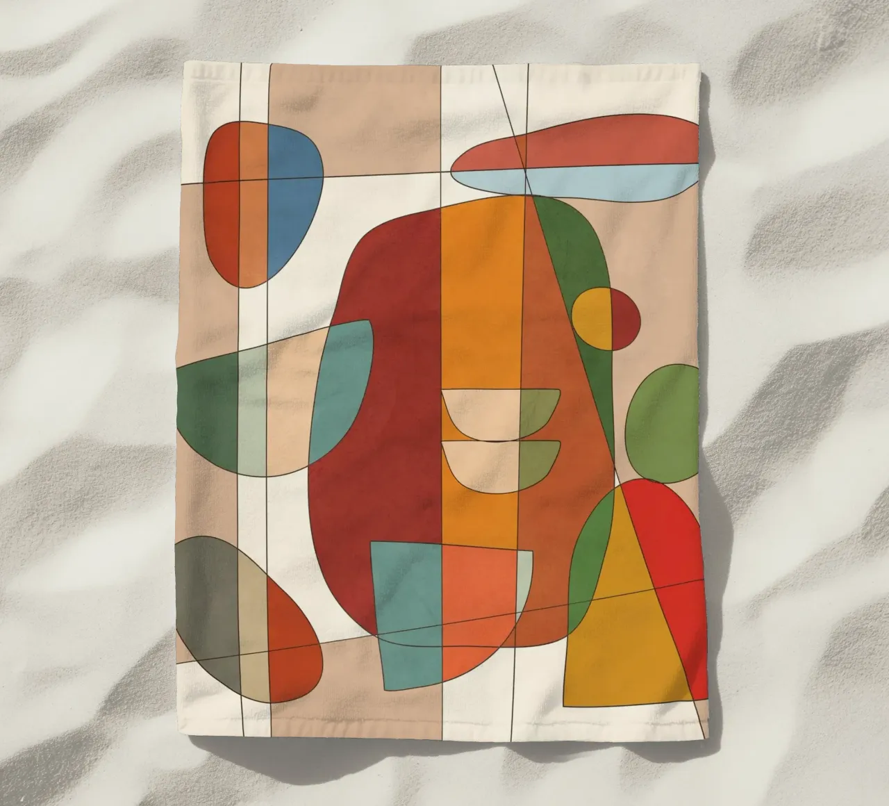 Modern Abstract Art 12 telo mare da cityart