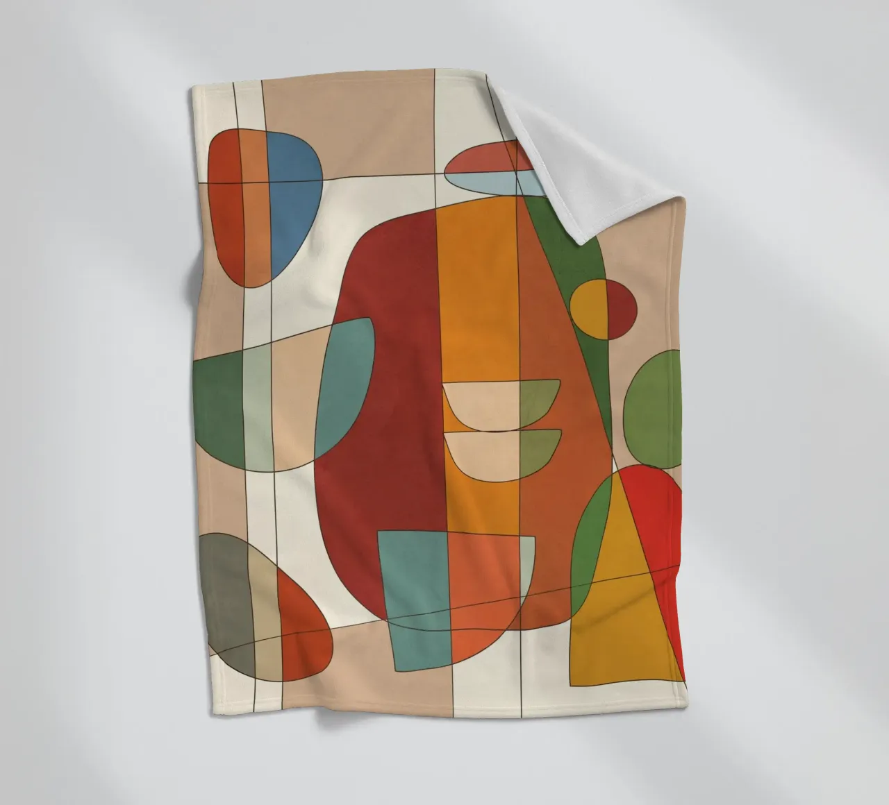 Modern Abstract Art 12 coperta in pile da cityart